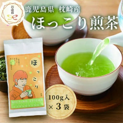 【のし付き・お歳暮】一番茶のみ使用　ほっこり煎茶 100g×3袋 A5-1S【1551762】