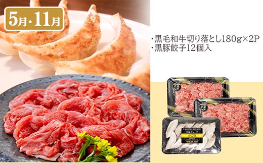 定期便(6回配送)　枕崎お楽しみ定期便(黒毛和牛・黒豚・加工品etc) FF-6003【配送不可地域：離島】【1487879】