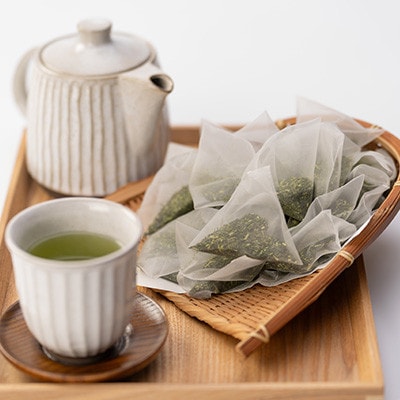 【のし付き・お歳暮】「天然玉露あさつゆ」緑茶ティーバッグ(5g×25P)×6袋 A8−86S【1551765】