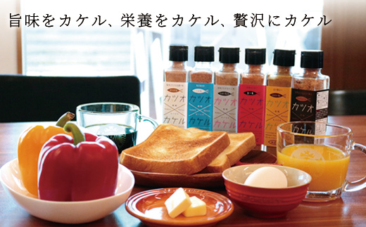 カツオ×カケル 枕崎スパイス6種ギフトBOX【今話題の調味料セット】&#おだし 1袋 B3-23【配送不可地域：離島】【1166605】