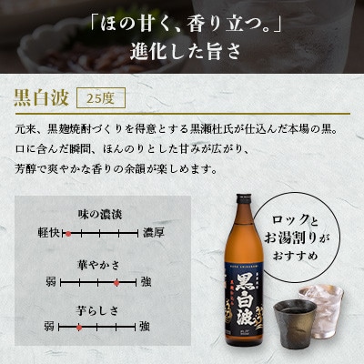 芋らしさが好き〜限定焼酎＆枕崎の定番焼酎 3種 900ml×各1本【飲み比べセット】A6−22【1563482】