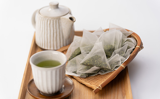 「天然玉露あさつゆ」緑茶ティーバッグ(5g×25P)×6袋　水出し・お湯両用タイプ A8−86【1440012】