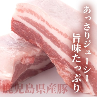 鹿児島県産豚 焼肉 厚めにカット 2種類 味の食べくらべセット バラ 肩ロース  AA-787【配送不可地域：離島】【1166397】