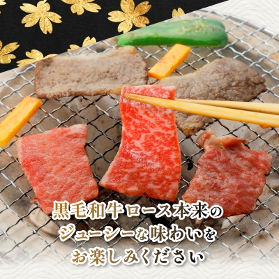 【鹿児島県産】黒毛和牛 焼肉用ロース 400g(枕崎市) A8-112【配送不可地域：離島】【1616202】