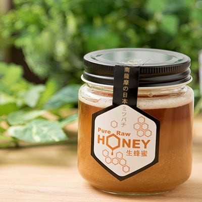 ふかざわ農園の日本ミツバチの生蜂蜜　100%で濃厚な味わい【非加熱・無添加】AA-323【1166375】