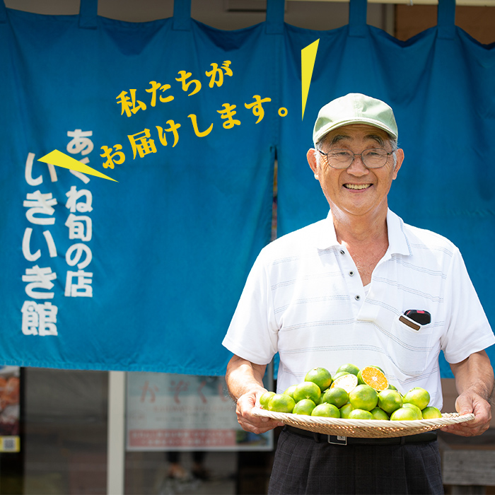 ＜先行予約受付中！2024年12月以降順次発送予定＞数量限定！ポンカン(約8kg）国産 ポンカン 柑橘 果物 フルーツ デザート 果実【あくね旬の店いきいき館】a-12-293