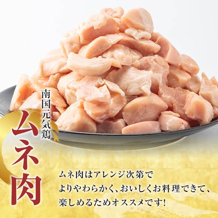 ＜定期便・全4回(隔月)＞鹿児島県産！南国元気鶏 もも肉・ムネ肉・手羽元・砂肝スライス定期便(総計9.5kg) 国産 九州産 鹿児島産 モモ肉 鶏モモ むね肉 胸肉 鶏ムネ 手羽元 砂肝 小分け 定期便 おかず おつまみ 【さるがく水産】akn028-43