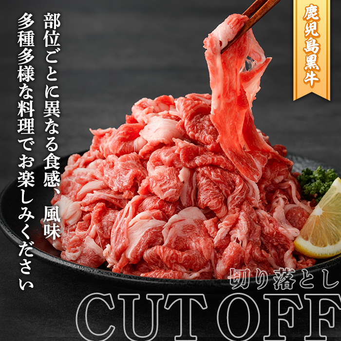 数量限定！鹿児島黒牛切り落とし肉・鹿児島黒豚もも切り落とし肉(計約1kg)国産 九州産 鹿児島産 国産牛 牛肉 切落し 豚肉 豚モモ 豚もも セット 限定【鹿児島いずみ農業協同組合】akn018-18