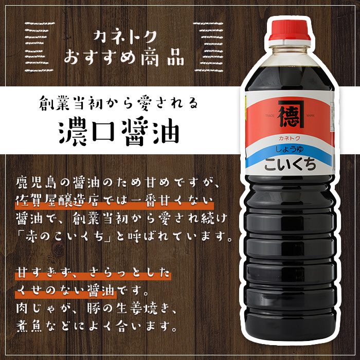 濃口醤油(1L×20本)国産 調味料 大豆 しょうゆ しょう油 詰め合わせ【佐賀屋醸造店】a-47-1-z