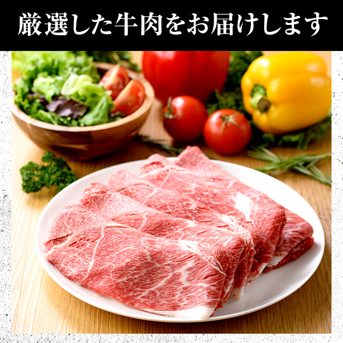 ＜定期便・全3回(隔月)＞鹿児島県産黒毛和牛5等級！カタ(ウデ)スライス(総量5.4kg・約1.8kg×3回) 国産 牛肉 赤身 カタ肉 肩肉 ウデ肉 スライス肉 ウデスライス 薄切り しゃくし すき焼き すきやき しゃぶしゃぶ おかず 個包装 冷凍配送 定期便 【スターゼン】akn042-65