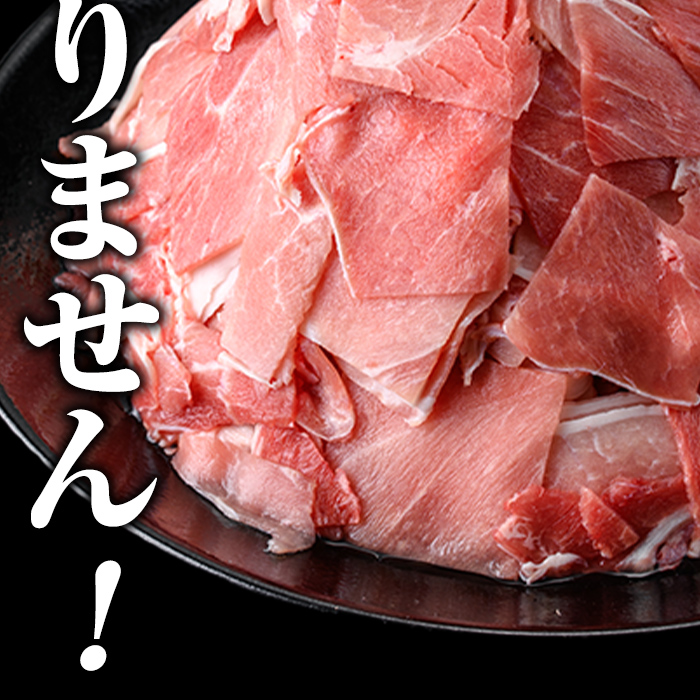 ＜定期便・全6回(連続)＞訳あり！鹿児島県産 豚肉切り落とし (計30kg) 切り落とし こま切れ 国産 鹿児島県産 豚肉 ブタ おかず バラ肉 個包装 小分け 薄切り 切り落し 切落し 冷凍配送 小間切れ コマ 訳アリ 【スターゼン】akn042-61