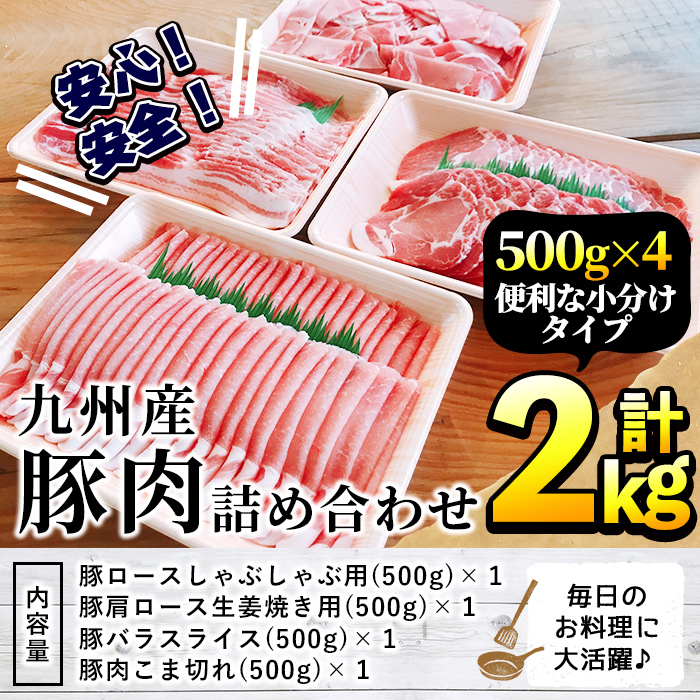 akune-2-7 豚肉詰め合わせ【三九】 2-7