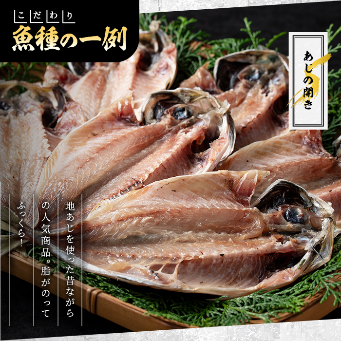 訳あり！干物のおまかせ詰め合わせ(5種・計30枚) 国産 ひもの 魚介 小分け 個包装 セット みりん干し アジ あじ 開き 鯵 サバ さば 鯖 鰯 いわし イワシ 丸干し カマス かます きびなご おかず おつまみ お任せ お楽しみ バラエティ 【又間水産】akn001-12