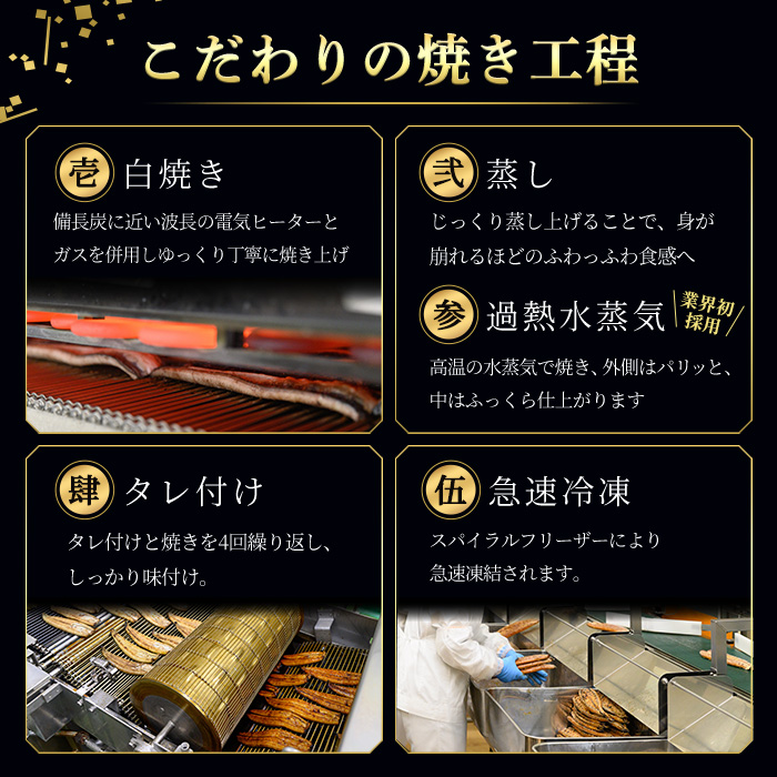 i1177-A ＜定期便・計6回(連続月)＞＼特大サイズ／鹿児島県産 うなぎ蒲焼 5尾セット ＜（約220g×5・計約1100g）×全6回＞ 定期便 たれ 山椒付きうなぎ 鰻 ウナギ 特大 特大サイズ 約220g 蒲焼き 国産 鹿児島県産 焼きたて 生産量日本一 真空パック おかず 晩御飯 特別な日 土用の丑の日 【薩摩川内鰻】