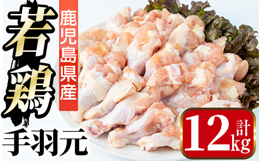 i1092-C 鹿児島県産 手羽元(計12kg・2kg×6袋) 鶏肉 鳥肉 とり肉 手羽 手羽もと 国産 鹿児島県産 2kg 12kg 安心安全 冷凍 【まつぼっくり】