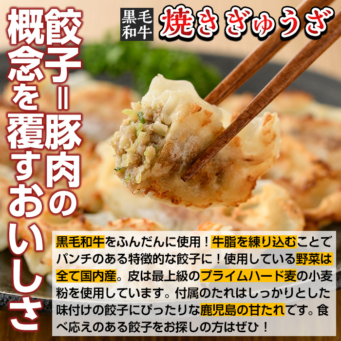 i829 黒毛和牛焼ぎゅうざ (8個入り×12P・計96個) 【株式会社LRプラスK】