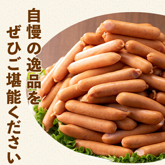 i1203-A  ＜定期便・計3回(連続月)＞《業務用・訳あり》New ポーク ウインナー  (1kg×3P×3回・計9kg)ウインナー 豚肉 国産 肉加工品 訳アリソーセージ ウインナーソーセージ 簡易包装 業務用 おかず お弁当 晩御飯 生ハム 【ナンチク】