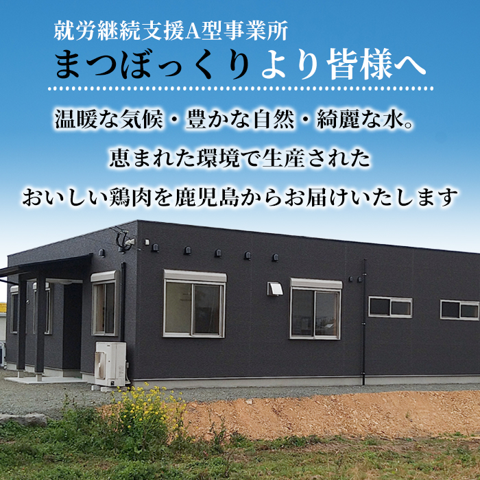 i449 若鶏ムネ肉・手羽元・ささみ(計8kg)鹿児島県産の鶏肉を3種お届け【まつぼっくり】