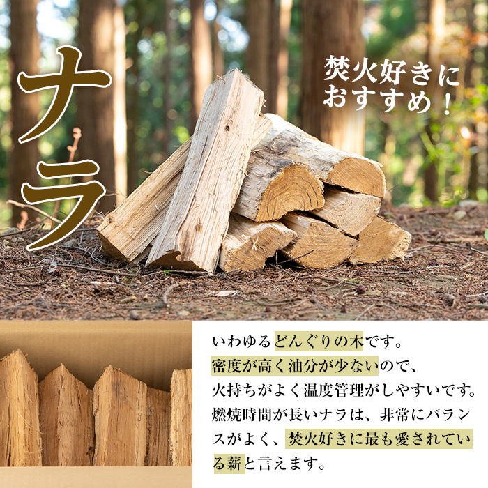 i795-01 鹿児島県産の薪 MAKIDON 高級ナラ&ミニトーチ (約20kg×10箱・計200kg)【WOODLIFE】