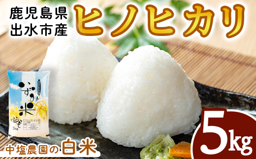 i1079-A ＜令和7年産 新米＞鹿児島県 出水市産 ヒノヒカリ (5kg) 米 5kg ひのひかりヒノヒカリ 鹿児島 5キロ お米 九州 九州産 甘み あっさり もちもち 新米 【いずみキッチン】