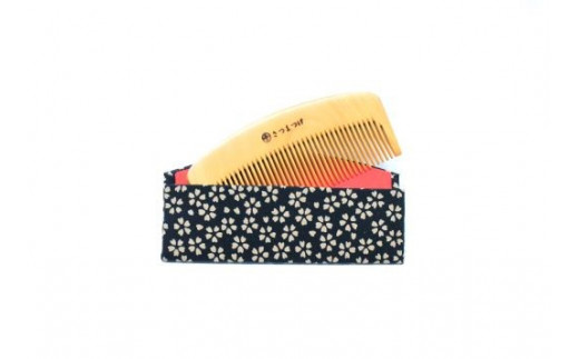 【母の日ギフト】【鹿児島県指定 伝統的工芸品】薩摩つげ櫛(解櫛)お手入れセット付※約10cm(喜多つげ/IB004-003m)