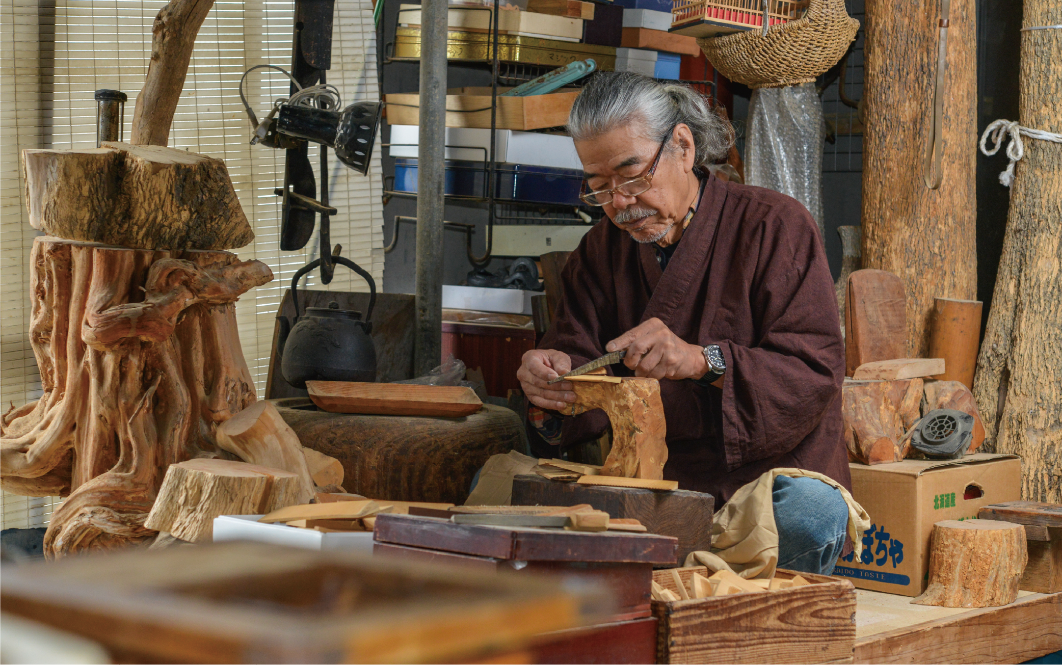 【鹿児島県指定 伝統的工芸品】薩摩つげ櫛(荒櫛)お手入れセット付※約10cm(喜多つげ/035-1115)