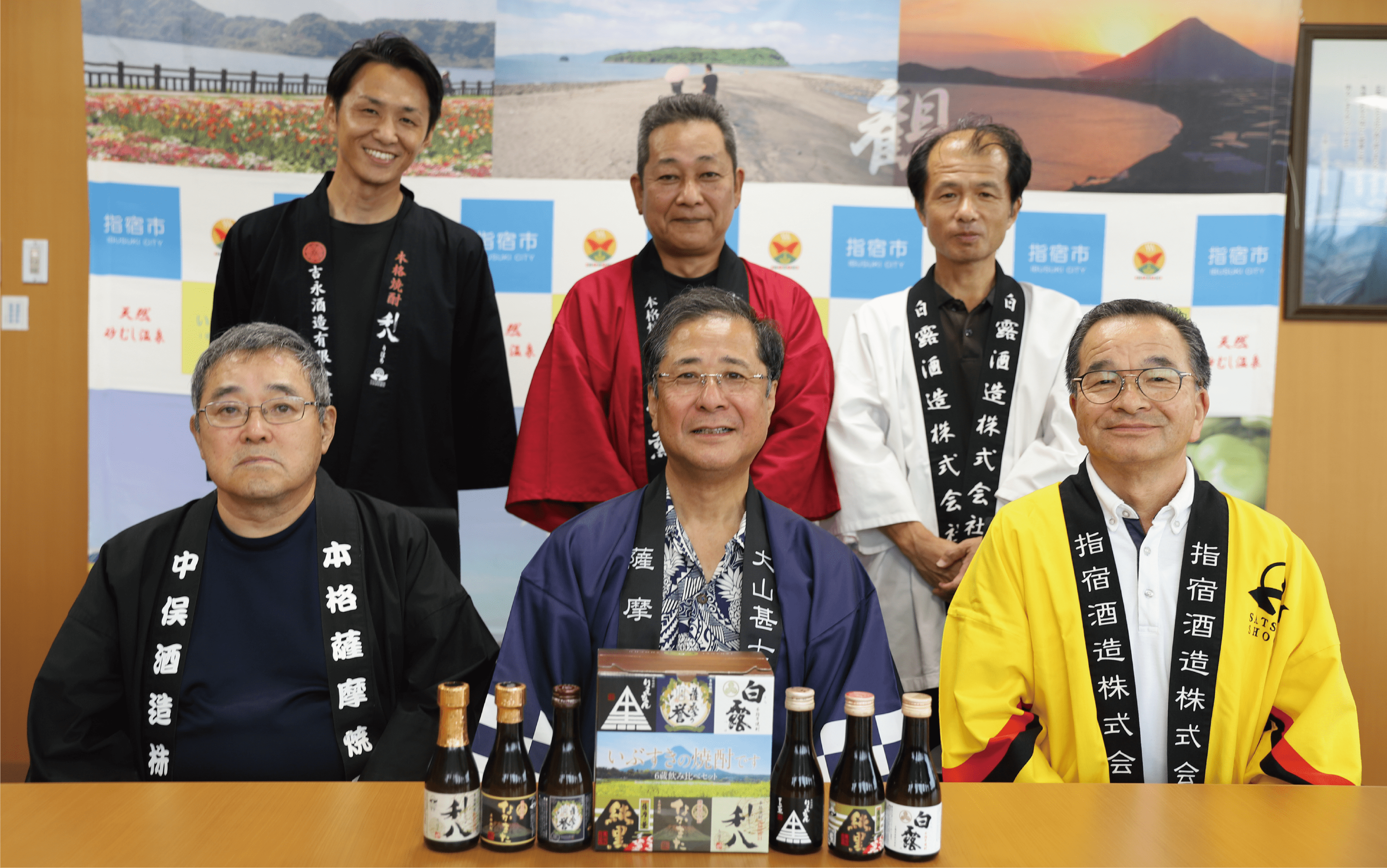 【芋焼酎】いぶすきの焼酎です。6蔵飲み比べセット(180ml×6本)(にしき屋/010-1512) 焼酎 酒 芋 ミニボトル ギフト ギフトBOX 蔵 指宿酒造 田村合名 大山甚七 中俣酒造 白露酒造 吉永酒造 鹿児島 指宿 本格芋焼酎 本格焼酎