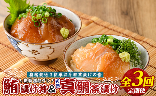 【全３回定期便】海鮮のっけ丼定期便(指宿山川水産/Z030-1662) マグロ 漬け丼 真鯛 茶漬け 30パック 指宿市 国産 海鮮丼 海鮮