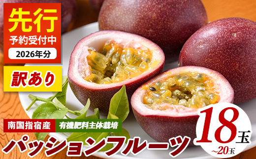 【訳あり】パッションフルーツ 18〜20玉(マンゴーの森/010-1665) ワケアリ わけあり 規格外 規格外品 農家直送 産地直送 新鮮 パッション フルーツ 果物 くだもの 南国 夏 旬 トロピカル トロピカルフルーツ 指宿 いぶすき 鹿児島