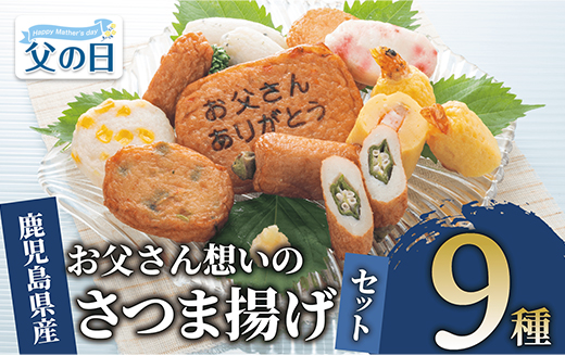 【父の日ギフト】お父さん想いのさつま揚げセット(岡村商店/IB024-004f) 父の日 ギフト プレゼント 贈り物 さつまあげ 練り物 すり身 つまみ 詰合せ 惣菜 天ぷら 鹿児島