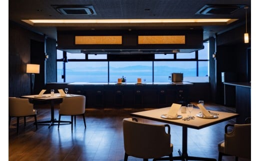 【1泊2食付きペア宿泊券】別邸 天降る丘 Lueur Gastronomieコース＜menu Lueur＞プラン(天降る丘/IB103-001)   宿泊 宿泊券 ホテル 指宿 鹿児島 宿 旅行 旅