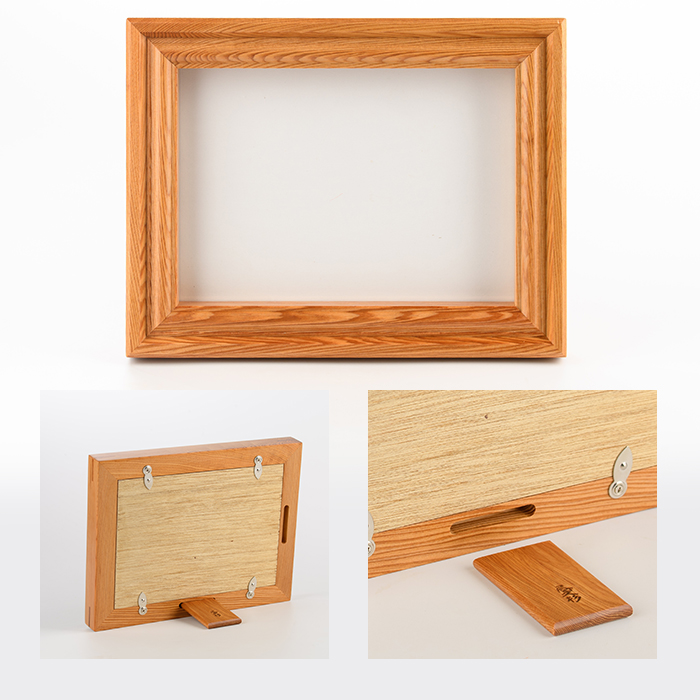 【屋久杉で創った】 写真立て(2L判) (高橋工芸/IB074-025) 工芸品 写真立て 2L判 写真 雑貨 屋久杉 杉 木 木工 木材 インテリア 装飾 家 リビング オリジナル 一点もの 手づくり てづくり 手作り 木目 手作業 職人 工芸 鹿児島 自然遺産 シック シンプル おしゃれ 小物