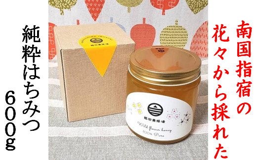 南国指宿の花々から採れた純粋 はちみつ 600g(鶴田養蜂場/A-132) はちみつ 蜂蜜 ハチミツ 蜂みつ 蜂ミツ はち蜜 ハチ蜜 はちみつ 蜂蜜 ハチミツ