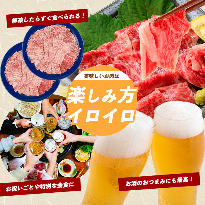「まるで大トロ！とろけるくちどけ」A5等級鹿児島県産黒毛和牛牛刺し2種盛り300g(カミチク/IB112-007)ふるさと納税 指宿市 特産品 国産 個包装 牛肉 肉 焼肉 牛握り 炙り 寿司 ユッケ