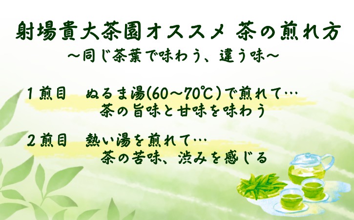 種子島 射場貴大 茶園 「さえみどり」 「あさつゆ」 「なんめい」 「やぶきた」 茶ツウ が 喜ぶ 単品 味わい セット　NFN573【300pt】 // 日本茶 緑茶 お茶 新茶 一番茶 詰め合わせ セット お茶堪能 さえみどり あさつゆ なんめい やぶきた