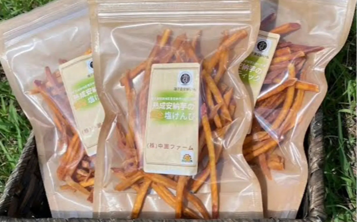 種子島 中園ファーム 熟成 安納芋 の 黄金 塩けんぴ 50g×5袋　NFN633【250pt】 安納いも 芋けんぴ 熟成 スイーツ 安納芋 お菓子 加工品 さつまいも 無添加 お菓子 国産 自然派 スナック 天然の甘み 特産品 鹿児島 お土産