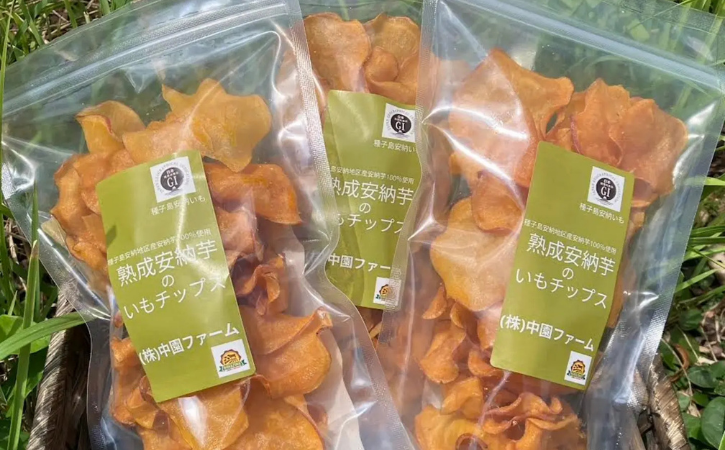 種子島 中園ファーム 熟成 安納芋 の 黄金 塩 チップス 50g×5袋　NFN632【250pt】スイーツ 安納芋 お菓子 加工品 さつまいも 芋チップス 無添加 お菓子 国産 自然派 スナック 天然の甘み 特産品 鹿児島 お土産