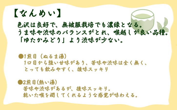 種子島 射場貴大 茶園 品種 飲み比べ セット １ （８種）　NFN576【475pt】 // おすすめ くりわたせ しまみどり さえみどり あさつゆ なんめい やぶきた めいりょく 茶摘んで勝手にブレンド