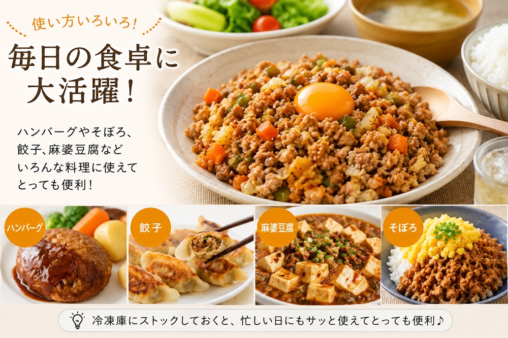 B2-0408／桜島美湯豚　ミンチ 500g×6P　計3kg