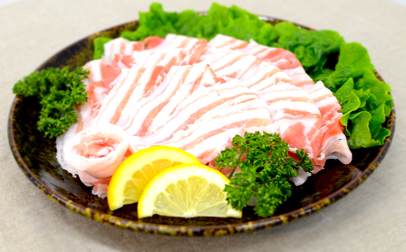 A1-0424／鹿児島県産　桜島美湯豚　バラしゃぶ　600g（150g×4パック）