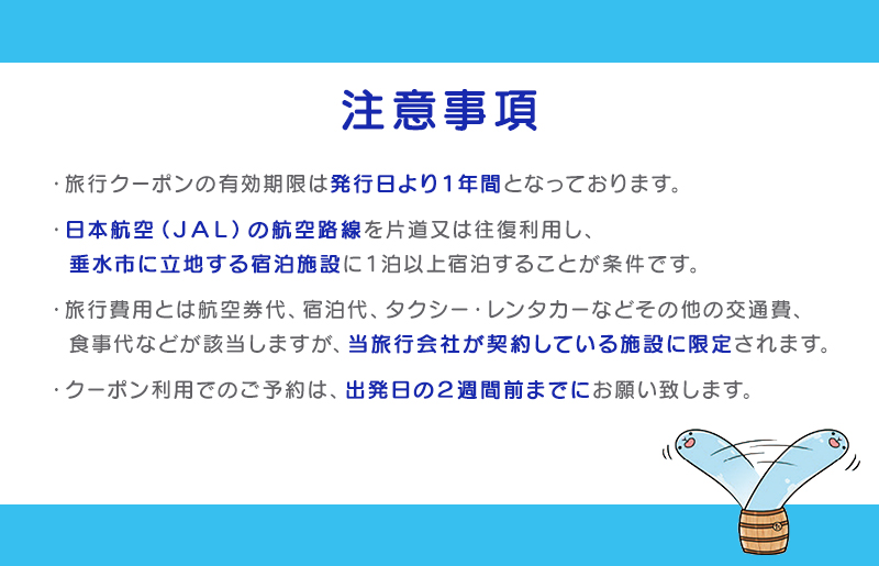 【JALふるさと納税限定】C3-4102／垂水市旅行クーポン　9,000円分相当：JAL航空券限定