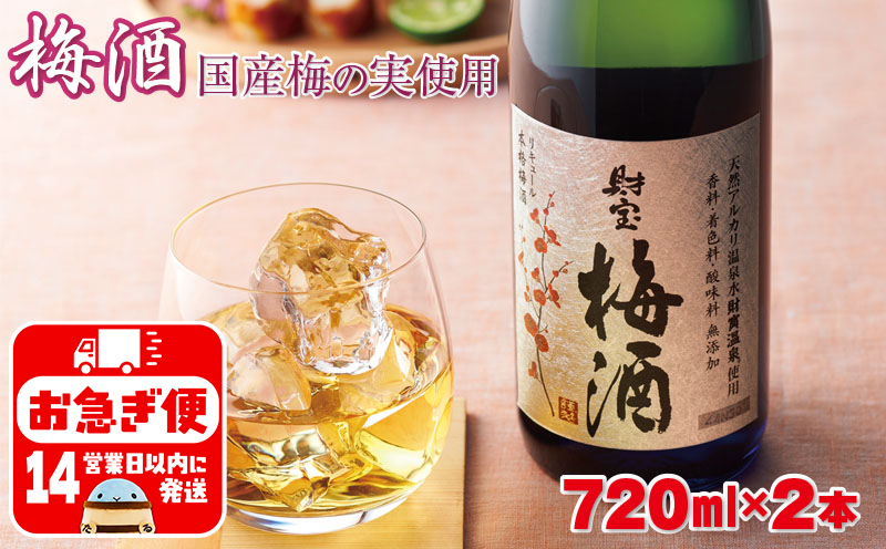 W-22167／濃厚な味わい！梅酒2本
