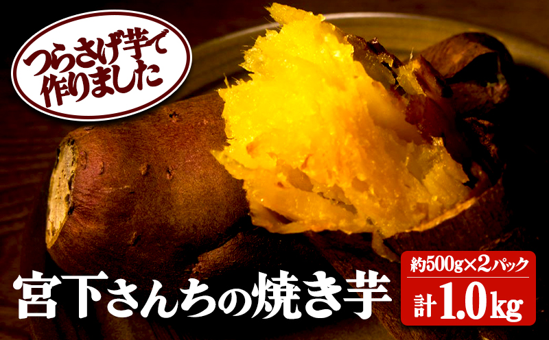 A1-2143／宮下さんちの【幻のつらさげ芋】の 焼き芋 1kg