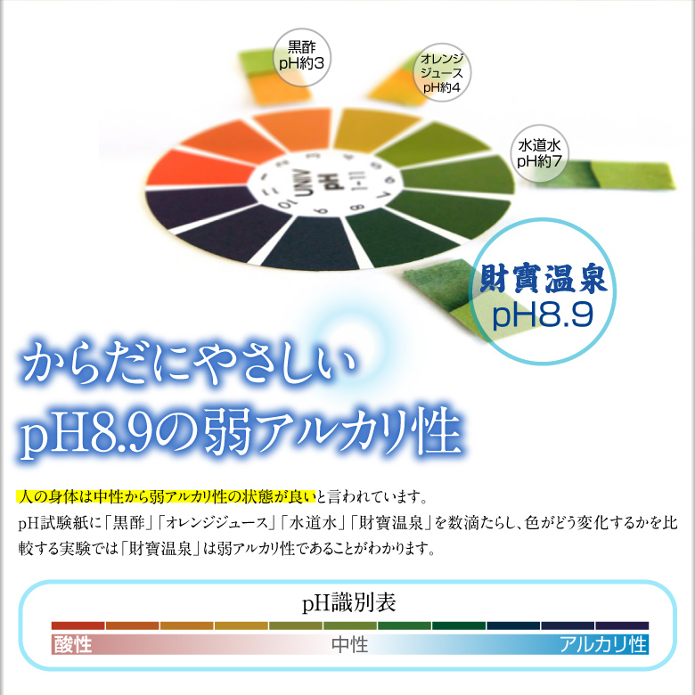 D4-2251／【 定期便 】3回届け・天然アルカリ温泉水 財寶温泉 2L×12本＋10L×2箱