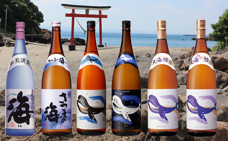 F6-2537／大海酒造くじらシリーズ　1800ml　6本セット