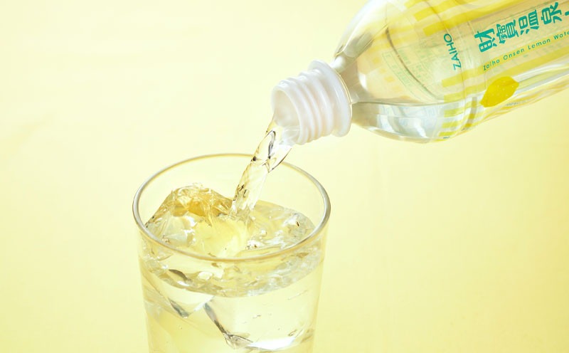 W-22172／財寶温泉 レモン水 24本 ほんのり香る レモン フレーバーウォーター