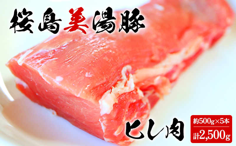 C3-3022／桜島美湯豚 ヒレ肉　5本