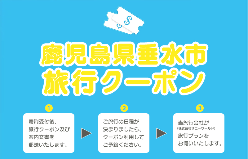 【JALふるさと納税限定】C3-4102／垂水市旅行クーポン　9,000円分相当：JAL航空券限定