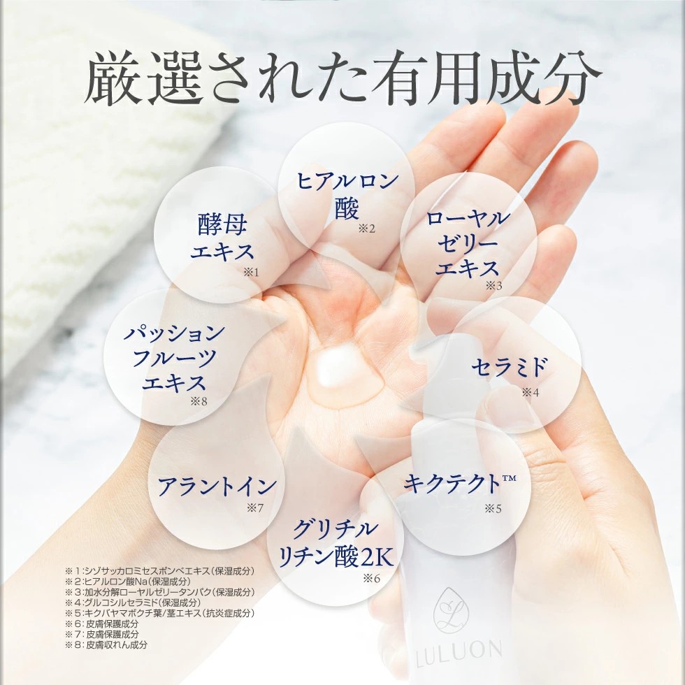 W-22169／LULUON ルルオン スキンローション 120ml 1本 保湿 化粧水 フェイスローション スキンケア 財宝