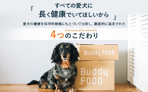 JS-315 【12ヶ月定期便】 完全国産・獣医師オススメの愛犬の安心ごはん【Buddy FOOD バディフード】 3種セットB（牛鶏豚）